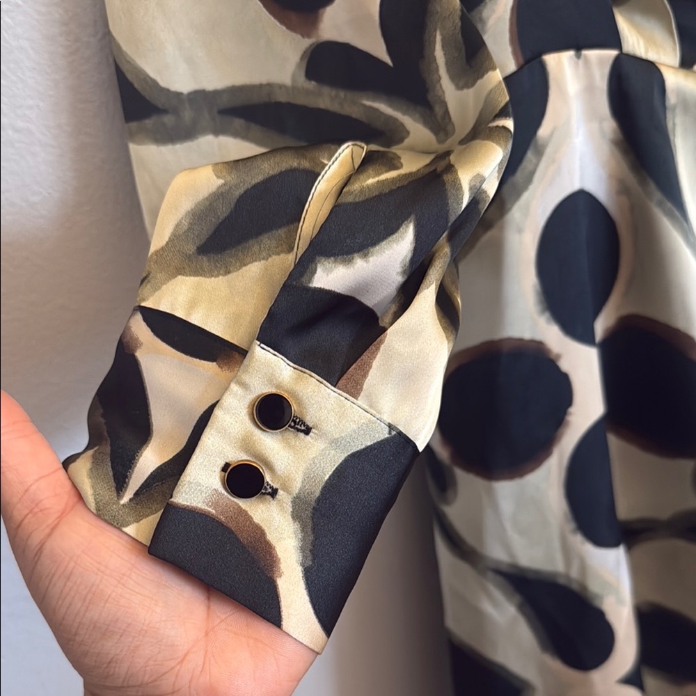 GEOMETRIC PRINT DRESS - Picture 10 of 12
